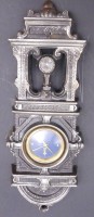 Auktion 357 / Los 2102 <br>Wanduhr, Metallgehäuse, Quartzwerk, H-19 cm