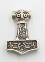 Auktion 358 / Los 1022 <br>keltischer Silber-Anhänger, gepr., 11,7gr., L-2,8cm B-1,8cm