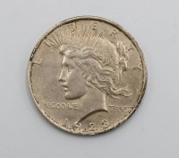 Auktion 358 / Los 6005 <br>One Dollar, Liberty 1923, 26,8gr., D-3,7cm