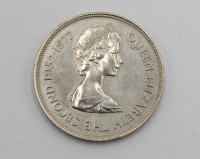 Auktion 358 / Los 6006 <br>Münze, 25 Pence Gibraltar, 1977, D-4cm