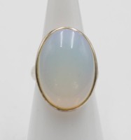 Auktion 358 / Los 1038 <br>925er Silber-Ring, Mondstein, 8,7gr., RG 52