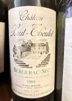 Auktion 358 / Los 15006 <br>15 Flaschen Weisswein Château Theulet Bergerac Sec, 1994, Frankreich, Kellerfund