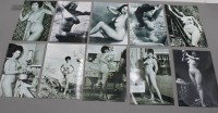 Auktion 358 / Los 6014 <br>10x Erotika-Fotoabzüge alter Fotografien
