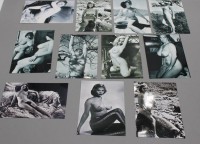 Auktion 358 / Los 6015 <br>11x Erotika-Fotoabzüge alter Fotografien