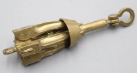 Auktion 358 / Los 15015 <br>kl. Ankermodell, Messing, Tischdekoration, L-19cm