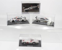 Auktion 358 / Los 12008 <br>4x div. Mercedes-Modelle, 3x Minichamps, 1:43, je in Dispaly