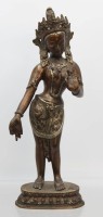 Auktion 358 / Los 15504 <br>Tara, Bronze, älter, ca. H-30cm