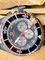 Auktion 371<br>Quartz HAU "Constantin Durmont"  Chronograph VD 53, Serial: 3360, orig. Band, Werk l&auml;uft, sehr guter Zusatnd