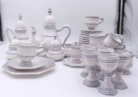 Auktion 358 / Los 9013 <br>42 tg. Frühstücksservice "Leonardo", kpl. für 6 Personen
