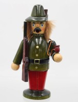 Auktion 358 / Los 15034 <br>Räuchermännchen, Jäger, Erzgebirge, H-16cm