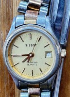 Auktion 358 / Los 2042 <br>Quartz  DAU "Tissot" Seastar, Tragespuren, Werk  nicht geprüft, D-2,3 cm