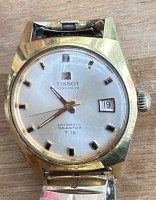 Auktion 358 / Los 2064 <br>HAU "Tissot" Visodate automatioc Seastar T.12, Double Zugband, Werk läuft, guter Zustand,
