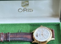 Auktion 358 / Los 2070 <br>HAU "Oris" Automatic, Kalender und Mondphase, in orig. Karton, sehr guter Zustand, Werk läuft