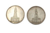 Auktion 358 / Los 6029 <br>2x  5 Reichsmark, 1934 u. 35