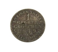 Auktion 358 / Los 6031 <br>Silber-Groschen 1849, 2,6gr.
