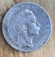 Auktion 358 / Los 6039 <br>5 Mark Preussen 1902 A, Wilhelm II, Deutscher Kaiser, D-4 cm, Silber 27,7 gr.