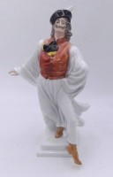 Auktion 358 / Los 8141 <br>hohe ung. Tänzer-Figur, "Herend" H-30 cm