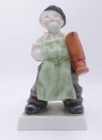 Auktion 368<br>Schusterjunge "Herend" bemalt, H-18 cm
