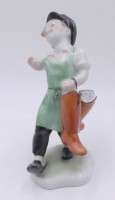 Auktion 368<br>Schusterjunge  "Herend", farbig staffiert, H-12,5 cm,