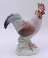 Auktion 358 / Los 8159 <br>Hahn "Herend" bunt staffiert, H-14 cm