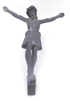 Auktion 358 / Los 15059 <br>gr. Metall -Christus Torso ohne Holz-Kruzifix, , H-53x42 cm