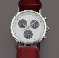 Auktion 358 / Los 2101 <br>Armbanduhr, Mercedes-Benz Design, Quarz, Funktion nicht geprüft, D-3,4cm