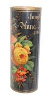 Auktion 358 / Los 15079 <br>Spinnrad-Zubehör, bemalt , Anna Buck 1910