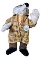 Auktion 358 / Los 12087 <br>STEIFF Dachs Classic "Wind in the Willows" Badger Nr. 02844| KFS | 28 cm sehr guter Zustand. imit. Auflage, 4000 Stück