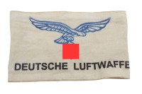 Auktion 359 / Los 7006 <br>Armbinde, Deutsche Luftwaffe, verso Stempel "1943"