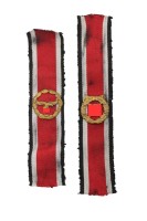 Auktion 359 / Los 7015 <br>2x div. Ehrenblattspangen, wohl 3. Reich