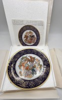 Auktion 359 / Los 8010 <br>gr. Sammelteller von Wilh. Drache "Dschingis Khan, der Eroberer", 3.Teller, in orig. Karton, D-30 cm, Entwurf Frideicus Birke