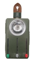 Auktion 359 / Los 16003 <br>Taschenlampe, Bundeswehr, Funktionstüchtig, ca. 12,8cm