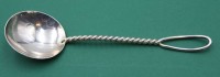 Auktion 359 / Los 11007 <br>800er Silber-Löffel, gedrehter Stiel, 28,6gr., L-15,5cm