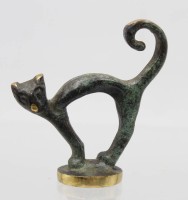 Auktion 359 / Los 15014 <br>Walter BOSSE (1904-1979), Katze,  Bronze, 50/60er Jahre, ca. H-6,2cm