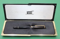 Auktion 359 / Los 16005 <br>Montblanc Meisterstück, Goldfeder 585, MC 110595, guter Zustand in orig. Etui