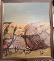 Auktion 359 / Los 4019 <br>Cecylia WODNICKA-ZĄBKOWSKA (1926) , 1989, polnisch betitelt, ca. 80x70 cm, gerahmt, RG 90x77 cm, (Sperrgut)