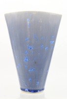 Auktion 359 / Los 9013 <br>Studio-Keramik, RBJ - Ingrid Ripke-Bolinius, blaue Glasur, H-17cm
