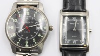 Auktion 359 / Los 2047 <br>2x Armbanduhren, Bergmann, Quartzwerke, nicht geprüft