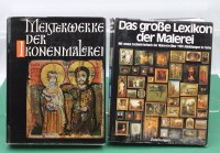 Auktion 359 / Los 3004 <br>2x div. Sachbücher, Das gr. Lexikon der Malerei und Meisterwerke der Ikonenmalerei