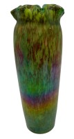 Auktion 359 / Los 10009 <br>leicht lüstrierende Vase "Loetz", mit Abriss, H-26 cm