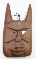 Auktion 362 / Los 15044 <br>Wandmaske, Solomon-Islands, Holz, 25,5 x 14cm