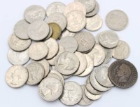 Auktion 359 / Los 6019 <br>Konvolut div.  meist 1/4 Dollar Münzen, USA, ca. 238gr.