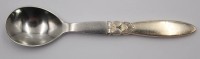 Auktion 359 / Los 11034 <br>Eierlöffel, Georg Jensen Dänemark, Sterlinggriff, Acorn, L-11,8cm
