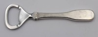 Auktion 359 / Los 11044 <br>Flaschenöffner, Silbergriff, Dänemark , L-12,5cm