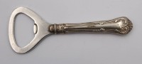 Auktion 359 / Los 11046 <br>Flaschenöffner, Silbergriff, Dänemark, L-10cm