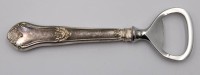 Auktion 359 / Los 11047 <br>Flaschenöffner, Silbergriff, Dänemark 1958, L-12,7cm