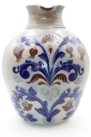 Auktion 359 / Los 9033 <br>gr. Henkelkrug, Töpferei M. Fürst, am Boden Ritzsign., ca. H-40cm