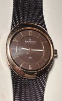 Auktion 359<br>Quartz DAU "Skagen" Steel, orig. Steel Band