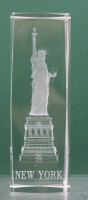 Auktion 359 / Los 10028 <br>Paperweight, New York, Glas, H-14,5cm