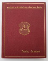 Auktion 359 / Los 3037 <br>Handbuch des Grundbesitzes im Deutschen Reichem Provinz Hannover, um 1910